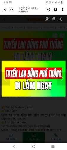 CẦN BỔ SUNG NHÂN VIÊN BÁN HÀNG TẠI CÁC QUẦY TRONG SIÊU THỊ 