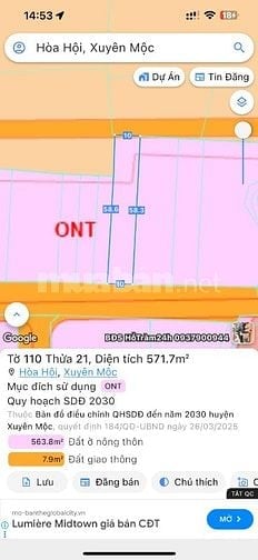 🌟 BÁN GẤP LÔ ĐẤT 2 MẶT TIỀN GẦN CASINO HỒ TRÀM - FULL SỔ HỒNG 🌟