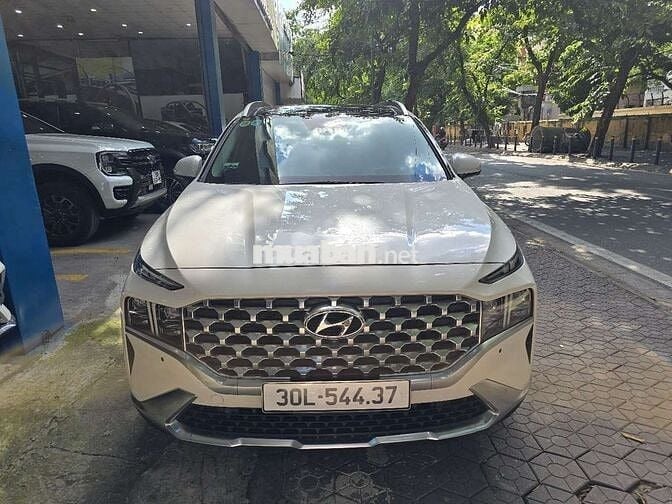 Hyundai Santafe 2.5 Cao Cấp màu trắng