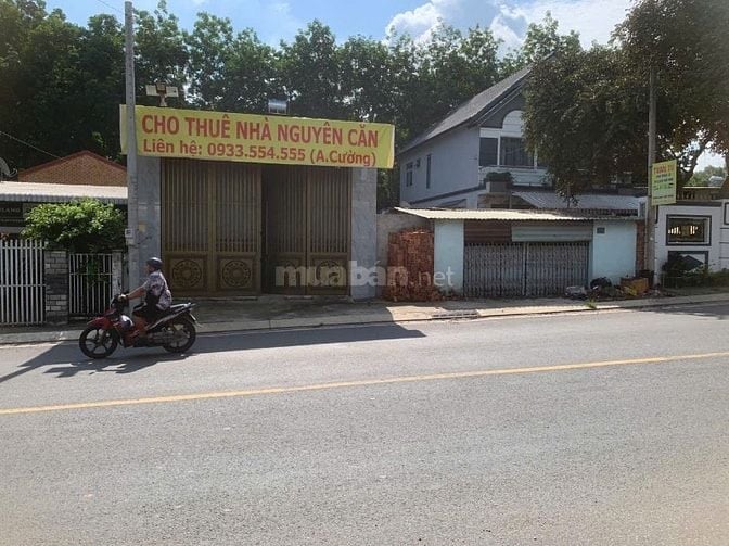 Cho thuê nhà mặt tiền đuờng Tỉnh Lộ 15, xã Nhuận Đức