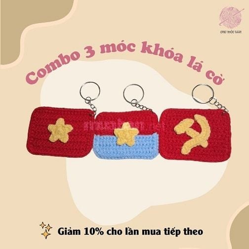 Kẹp tóc lá cờ Việt Nam – Phụ kiện tự hào cho người yêu nước