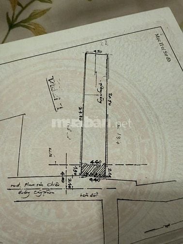 Bán đất 4,5 x 24m nở hậu hẻm 380/ Nguyễn Văn Khối