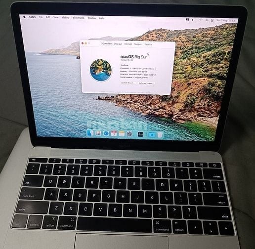 Macbook air 2015, màn 12 inch, I5 Ram 8Gb SSD 512