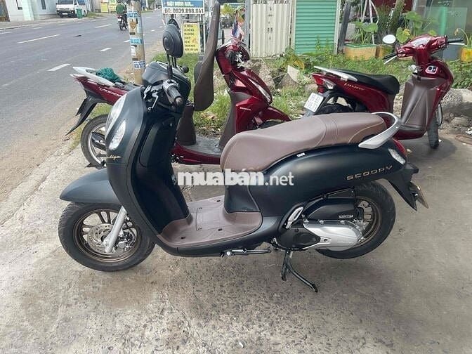 scoopy đen nhám dk 2/2025