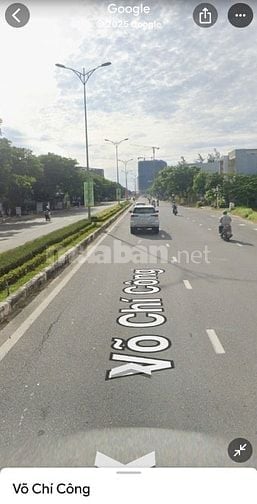 Bán lô đất; mặt tiền đường Võ Chí Công; gần đường Trần Đại Nghĩa.