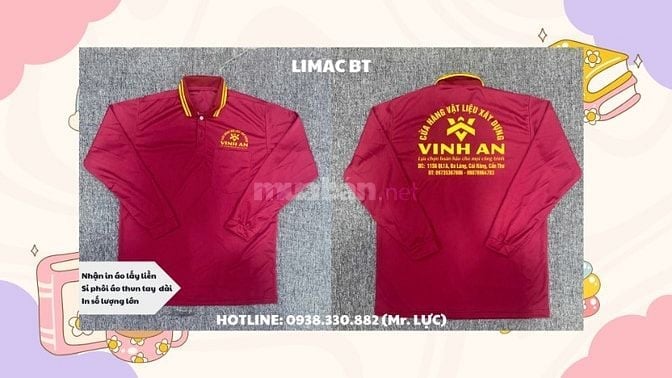 ÁO THUN TAY DÀI GIÁ RẺ GIẢI PHÁP ĐỒNG PHỤC CHO CÔNG TRÌNH & CỬA HÀNG