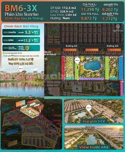 🚀 1,38 TỶ KÍCH HOẠT “SIÊU PHẨM XẺ KHE ” BM6  – ĐƯỜNG THÔNG VIEW TRỰC 