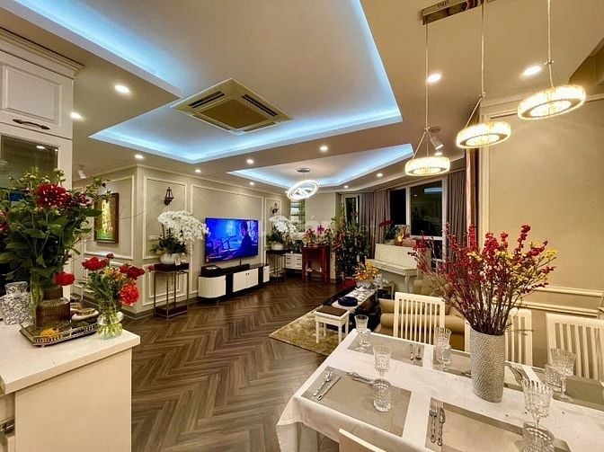 Bán CHCC 108,4m2, 2n, 2vs, toà Handcorp Plaza, Làng QTTL, Dịch Vọngy