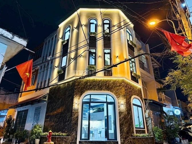 ⭐️Nhà 3 Lầu tuyệt đẹp Cao cấp góc 2 mặt hẻm xe tải 6m Thống Nhất, P15,