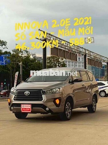 INNOVA 2.0E 2021 Số Sàn - 1 Chủ - Bảo Dưỡng Hãng