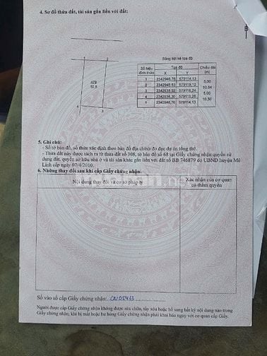 chính chủ bán 52,8m phun thổ cư mặt 5m= hậu tổ 9 quang minh đường 2oto