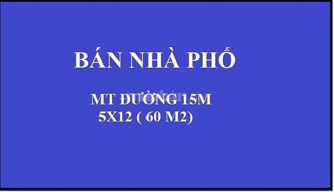 Bán nhà phố 1 tr, 2L, 1 Tum nhà mới chưa qua đầu tư