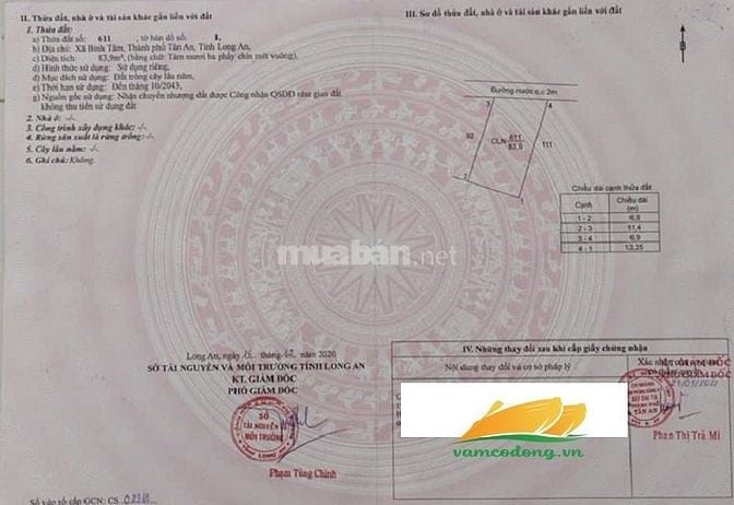 239m2 đất có 155m2 thổ cư (7x32) đường Đinh Viết Cửu Giá 2,9 tỷ đồng