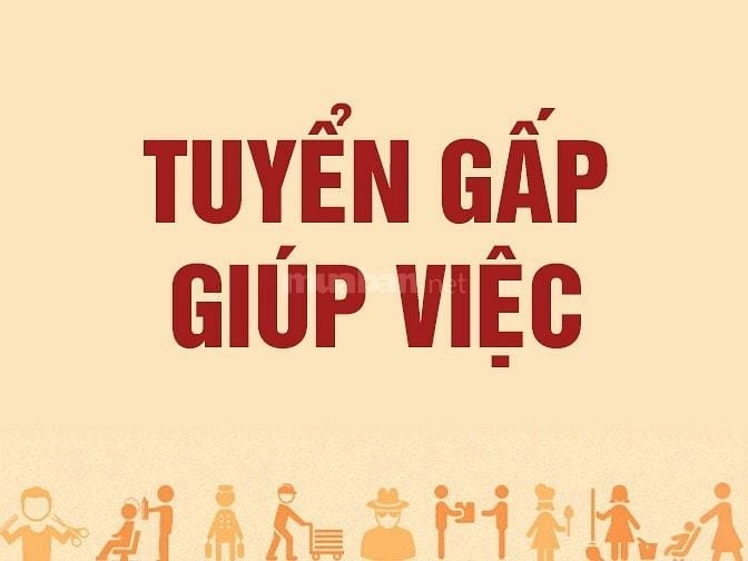 Tuyển nhân viên tạp vụ cho công ty, giờ hành chính, sức khỏe tốt