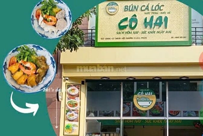 TUYỂN NHÂN VIÊN TẠI QUÁN BÚN CÁ LÓC CÔ HAI CẦN TUYỂN GẤP 5 BẠN LÀM PHỤ