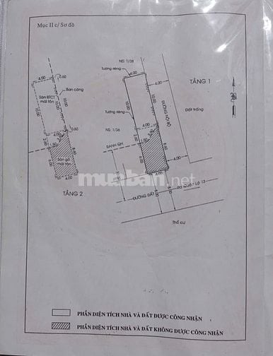 Bán nhà 1 trệt 1 lầu 10x4m gần nhà thờ Fatima, ĐH Luật 
