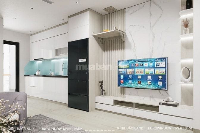 Bán căn hộ 3PN, 2WC, 85 m² Eurowindow River Park, Đông Anh, thiết kế h