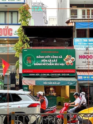 BÁN NHÀ 2 MẶT TIỀN TRƯỚC VÀ SAU : 138 LÝ THÁI TỔ  - P. 2 