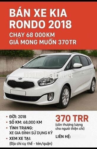 Kia Rondo 2018 2.0 GAT - 68000 km