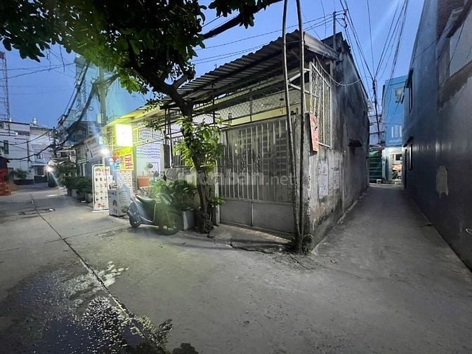 Nhà DT:4,1x14m; góc 3 mặt hẻm xe hơi 5m Thống Nhất, P15, Q.Gò Vấp.