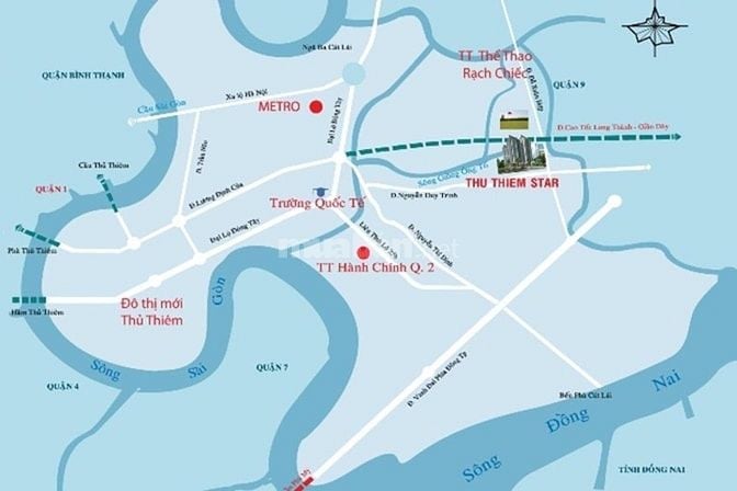 CHÍNH CHỦ CHO THUÊ SHOPHOUSE THỦ THIÊM STAR - 3 MẶT TIỀN