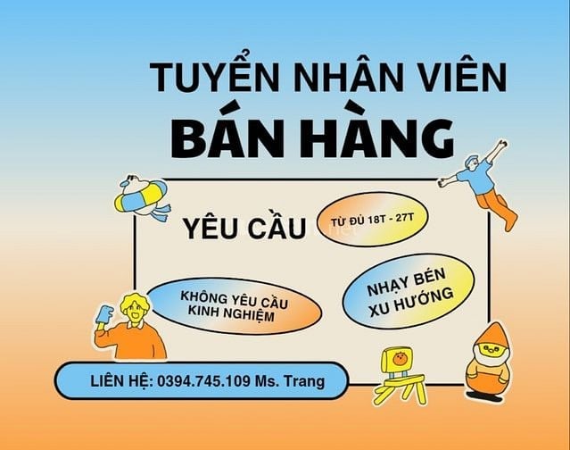 Tuyển Nhân Viên Bán Hàng Thời Vụ - Lương Tuần