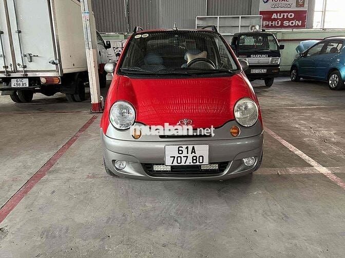 Daewoo Matiz 2007 Nhập Hàn, Màu Đỏ, Số Tự Động