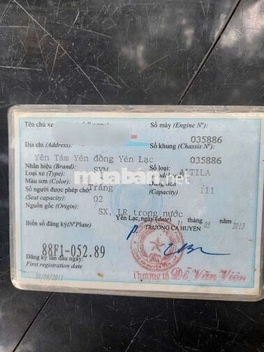 Thừa xe cần thanh lí đời 2011 , mua về sẵn đi, 5tr