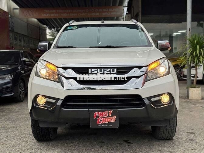 Isuzu Mu-X 2016 3.0AT,máy dầu,1 cầu, màu trắng