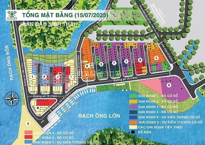 Bán Đất KDC Gia Long Riverside Phước Kiển 5 x 16 Sổ Riêng MT đường 8m