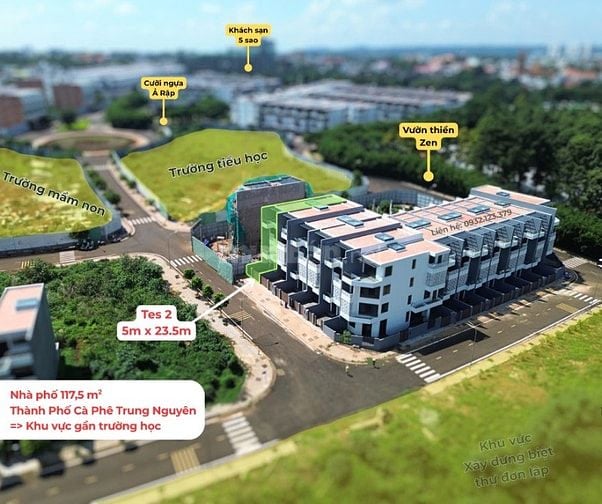 1 căn duy nhất dự án Trung Nguyên giá 7.850 view trường học 