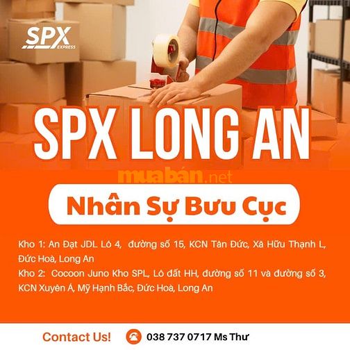 TUYỂN DỤNG NHÂN SỰ BƯU CỤC SPX LONG AN