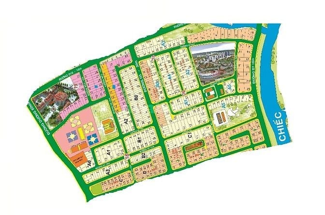 Nhượng gấp nền biệt thự song lập KDC Khang Điền
