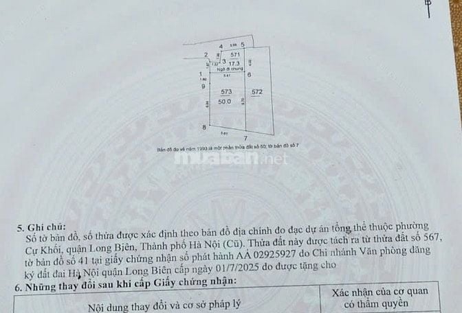 Bán đất Cự Khối Xuân Đỗ Long Biên Hà Nội