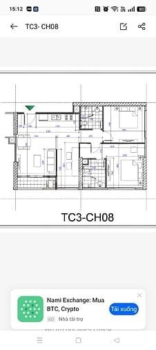 Chính chủ cho thuê căn TC3 2508 The Canopy Vinhome Smart city