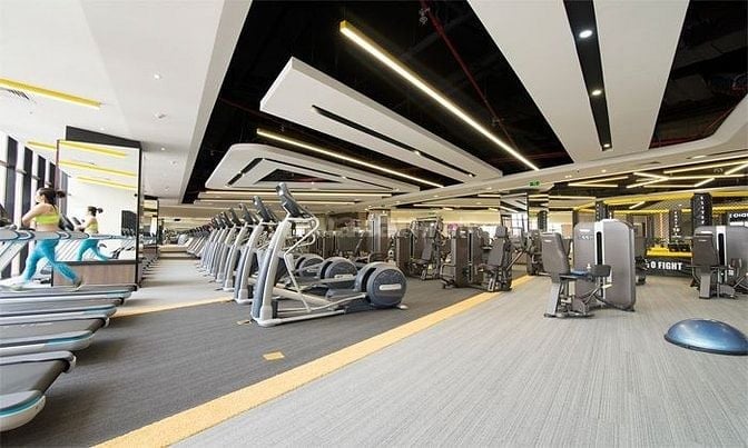 Cho thuê mặt bằng phòng Gym có bể bơi 4 mùa sẵn cơ sở vật chất