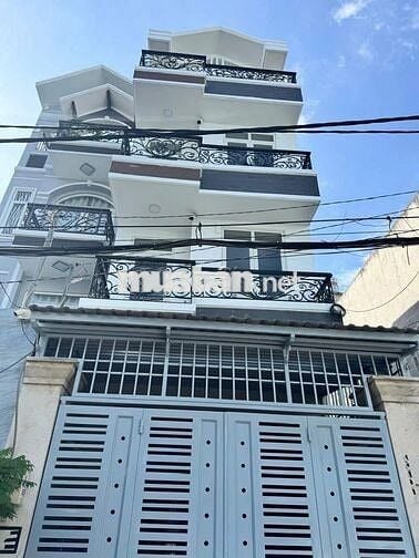 NHÀ ĐẸP 2 LẦU+SÂN THƯỢNG 4PN 5WC HẺM OTÔ THÔNG ĐƯỜNG SỐ 9-THỐNG NHẤT