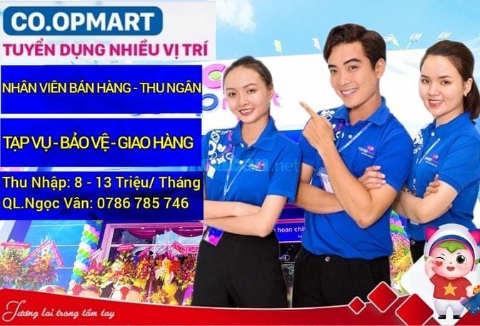 CHÀO ĐÓN NĂM HỌC MỚI- SIÊU THỊ HCM TUYỂN NHÂN VIÊN KHÔNG KINH NGHIỆM