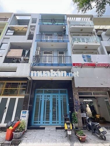 Cho thuê Nhà Hoa Lan, P.2, Phú Nhuận. Trệt, 3 lầu, 6pn, 5wc chỉ 35tr