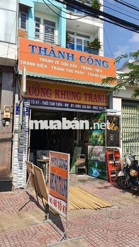 Bán Nhà Mặt Tiền Đường Tô Ký, Thị Trấn Hóc Môn, Khu Kinh Doanh
