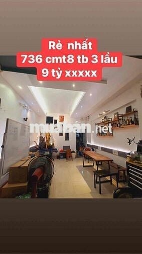 CHÍNH CHỦ BÁN NHÀ HẺM 736 CMT8 P5