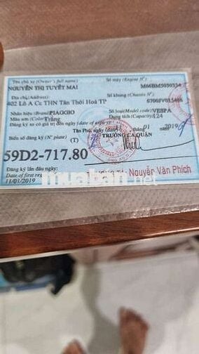 Bán Vespa 2019, chính chủ.