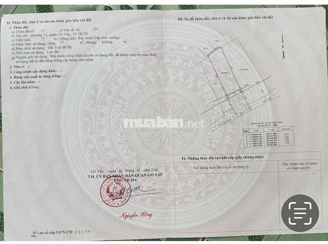 Nhà mặt hẻm xe tải, 79m, 5 phòng ngủ đường Bùi Quang Là, Q Gò Vấp
