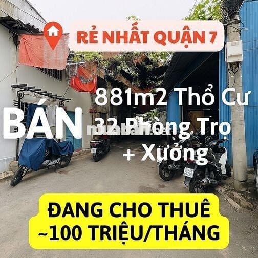 [Đất rẻ Q7 có sổ] Bán 881m² thổ cư Đào Trí + tặng 80m² đất nông nghiệp