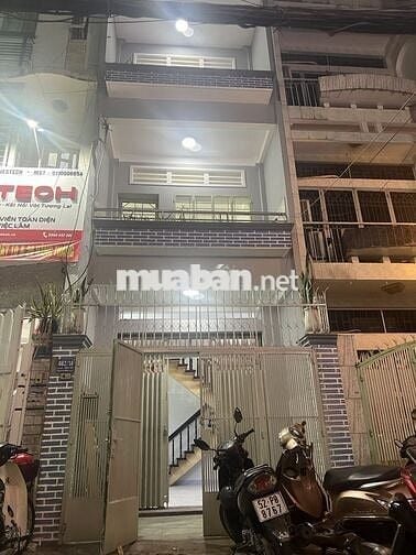 Nhà 3 lầu Mặt tiền KD Tuệ Tĩnh. Lãnh Binh Thăng. DT: 3.5x16m (4pn-3wc)