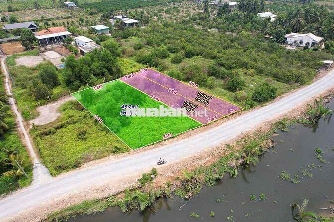850m Đất Vườn Có 400m Thổ Cư View Sông