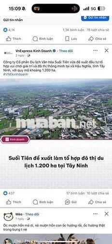 Đất xã hậu nghĩa mới cạnh vin ruop đag thi công