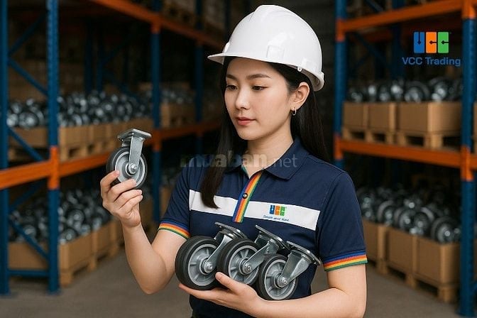 Bánh Xe Đẩy Công Nghiệp Chính Hãng – Đa Dạng Tải Trọng & Kích Thước