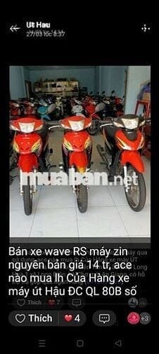 Xe wave RSX ĐK 06giá14 tr