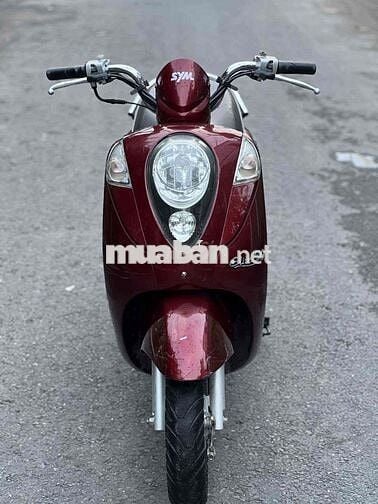 Xe SYM ELITE 2019 màu đỏ đô len ken mới 96 %